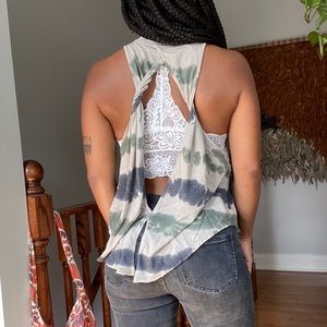 Free People We the Free Tie-Dye Tank